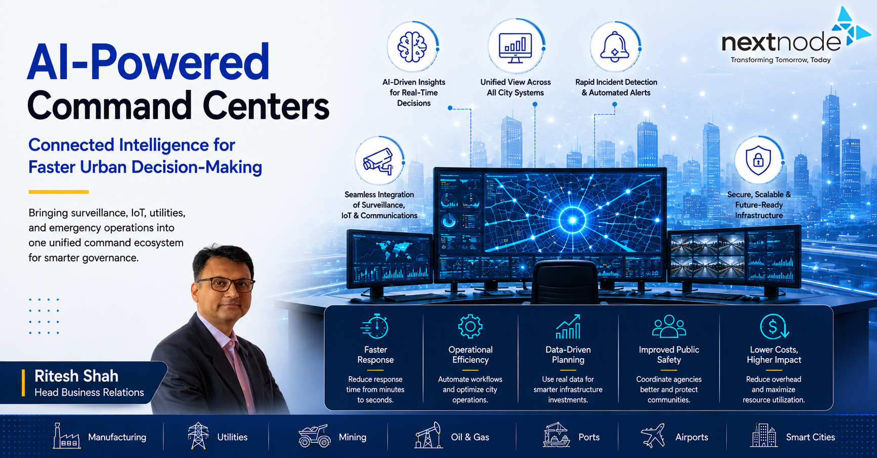 The Shift to AI-Powered Command Centers in Urban Infrastructure